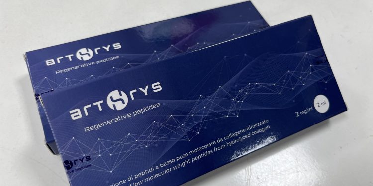 Collagen thủy phân Arthrys giúp tăng tổng hợp Collagen type II giúp duy trì sụn khớp khỏe mạnh