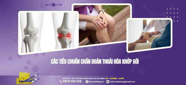 Các tiêu chuẩn chẩn đoán thoái hóa khớp gối