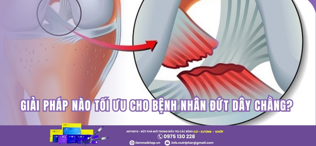 Giải pháp điều trị nào tối ưu cho bệnh nhân tổn thương dây chằng?